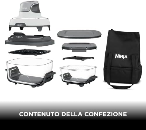 CRISPi, Friggitrice ad Aria Portatile, 3.8L, 4 in 1, Bianca, FN102EU