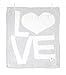 Little Giraffe Dolce Love Blanket, Silver, 29