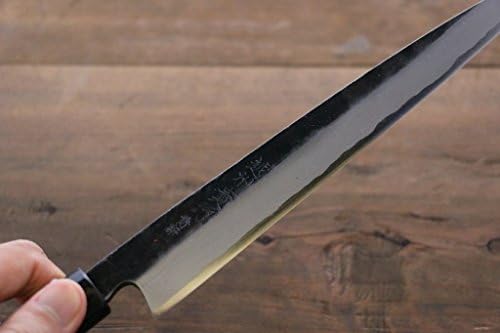 TAKAYUKI IWAI BLUE STEEL NO.2 KUROUCHI FINISH SASHIMI JAPANESE CHEF KNIFE