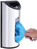 Utopia Kitchen Grocery Plastic Bag Holder and Dispenser for Plastic Bags - Easy Wall Mount Bag Saver - Stainless Steel
