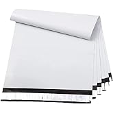 Metronic Poly Mailers 24x24 100PC White, Extra Large Shipping Bags Mailing Envelopes with Strong Adhesive, 2.5Mil Thick Mailers Poly Bags for Shipping, Mailing Bag Packaging Bag for Small Business