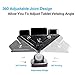 INNOMAX Universal Adjustable Backseat Car Headrest Mount/Holder for Apple iPad Pro/iPad 4/iPad 3/Air/Mini, iPhones, Smart Phones All from 6”-11”-Red