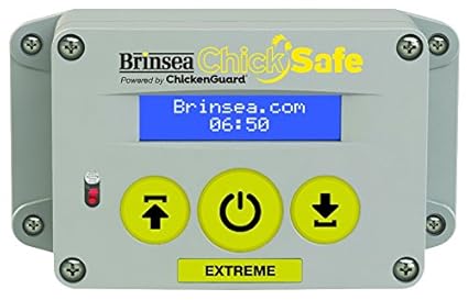 Brinsea Products Chick Safe Extreme Automatic Chicken Coop Door Opener Greyyellow