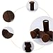 Furniture Socks, Outgeek 32 Pack Knitted Furniture Feet Socks Chair Leg Floor Protectors Chair Leg Socks (Brown with pad)