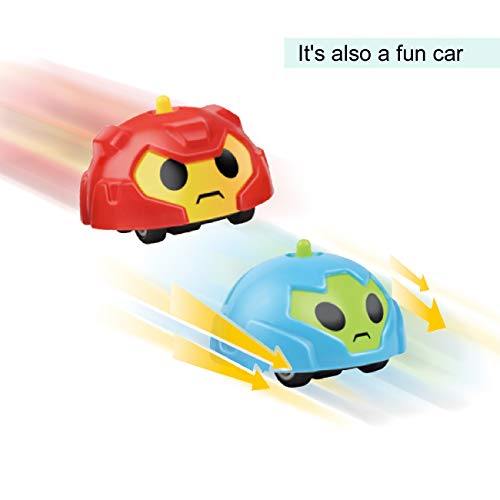 image for FREE TO FLY Novelty Spinning Tops Gyro Cars -Kids Battling Tops Spinni