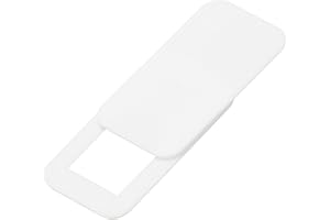 MECCANIXITY Webcam Cover, Ultra-Thin Web Camera Slide Covers Sliding Camera Blocker White for Laptop, PC, Computer, Phone
