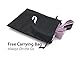 Yoga Stretch Strap, Cotton Non Elastic Multi Loop 80 inch Exercise Stretching Band for Physical Therapy, Pilates, Dance, Hamstring, Gym, Pose Fixing, Training, Bonus Carry Bag and Instructions Guide