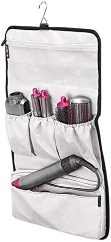 Storage Bag Compatible for Dyson Airwrap Styler Accessories Multiple Pouches with Hook Hanger Portable for Home and Travel, Business Trip
