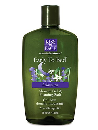 Kiss My Face Early To Bed Relaxation Shower Gel & Foaming Bath 16 Fl Oz.