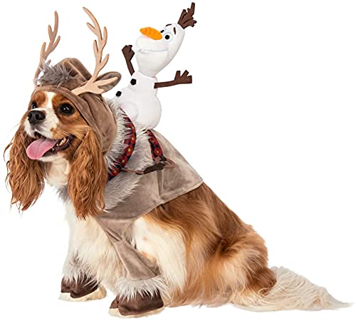 Disney Frozen: Sven Pet Costume for For Dogs or Cats by Rubies, Medium
