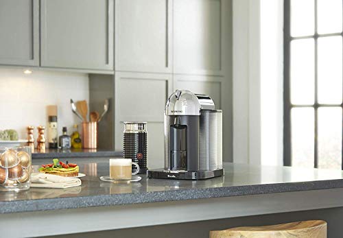 Nespresso Vertuo Coffee and Espresso Maker, Chrome with Aeroccino3 Milk Frother (Renewed) - Thumbnail 5