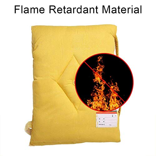 Luerme Disaster Prevention Hard Hats ，Earthquake Fire Headgear Flame Retardant Cloth Disaster Prevention Hoods Flame Retardant Cloth Fireproof Material for Child Adult - Thumbnail 6