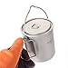 Ti artisan Titanium 750ml Hanging Pot Outdoor Camping Cookware Potthumb 2