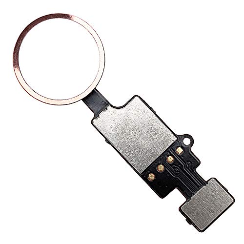 Johncase Home Button Main Key Flex Ribbon Cable Assembly Replacement Part Compatible for iPhone 7/7 Plus All Carriers (Rose Gold) - Thumbnail 3