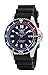 AVIATOR Special Ops Diver Watch - Divers Waterproof WR 200m Wristwatch - Army Military Paratroopers Blue Navy Dial Red Bezel Analog Quartz