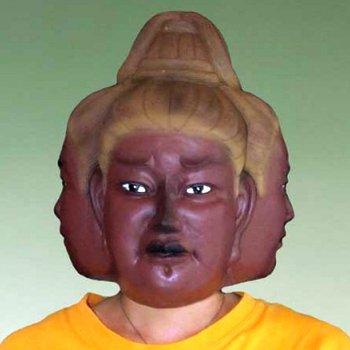 Asura (Japanese fighter demon) Rubber Mask Cosplay [JAPAN]