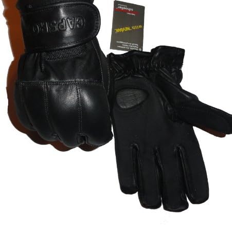 Robust Quality Leather with Lead Shots Kevlar Gloves - Protection Police Defend (Medium) by ESG Enforcer