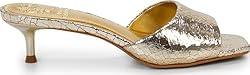 Vince Camuto Women's Faiza Heeled Sandal, Gold, 8