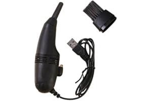 UEYGHEP Computer Vacuum Cleaner, Keyboard Vacuum Cleaner Mini USB Vacuum Cleaner Sewing Machine Vacuum Cleaner Black