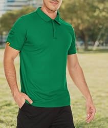 V VALANCH Mens Short Sleeve Golf Shirts Moisture
