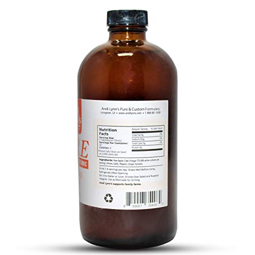 Andi Lynn’s Apple Cider Vinegar Tonic Original Flavor, Pure & Raw