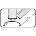 Door Bottom Alum Gold 1-3/8X36
