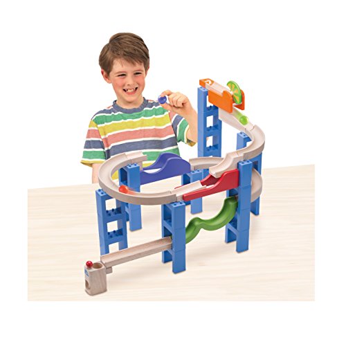 Wonderworld Creative Gravity Play! Trix Tracks Bouncing Spiral Track - 36 Piece Set Unique Kids Toy with Endless Building Options
