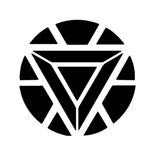 Arc Reactor Iron Man die cut Vinyl Decal sticker - choose Colors