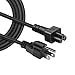 IBERLS [UL Listed] AC Cable 3 Prong Mickey Mouse Plug Replacement LG TV Power Cord for 60LB6100/ 55LB5900/ 55GA6400/ 50LN5100/ 55LA6205/ 447LN540/ 32LN5310/ 47LA6900/ 32LN5700 Product
