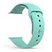 Apple Watch Replacement Band,Teslasz Soft Silicone Replacement Sports Wristbands Straps for Apple iWatch All Models (Mint Green 38 MM)