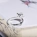 S.Leaf Cat Pearl Ring Sterling Silver
