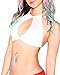 iHeartRaves Keyhole Halter Rave Top (White)
