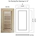 WELLAND Hardwood Flush Mount Floor Register Vent Unfinished, 6 inch x 12 inch, White Oak