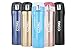 ICONIQ Stainless Steel Insulated Travel Mug with Lockable Push Button Pop Up Lid | 16 Ounce (Rose Gold)