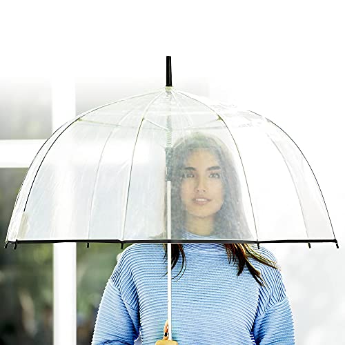 ShedRain Bubble Umbrella – See Through, Rain & Windproof Umbrella - Perfect for Weddings, Prom, Outdoor Events - Automatic Open
