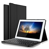 IVSO Keyboard Case for Lenovo TAB 4 10, Ultra-Thin Detachable Wireless Keyboard Stand Case/Cover for Lenovo TAB 4 10 Tablet(Black)
