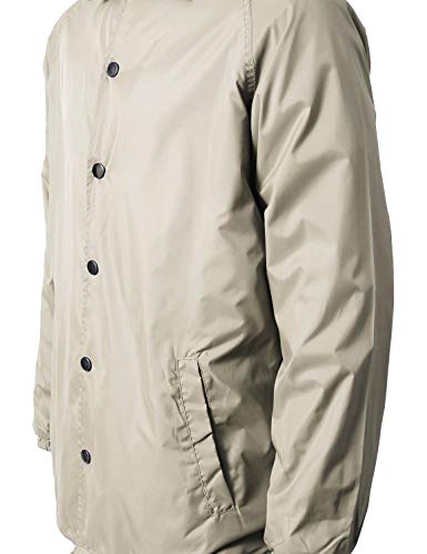 image for Hat and Beyond Mens Coaches Jackets Waterproof Windbreaker Coat Active