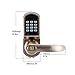 Digital Door Lock, Unlock with M1 Card, Code and Key, Security High-sensitivity High-Recognition Rate Electronic Keypad Door Lock