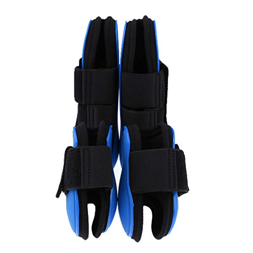 CUTICATE Horse Leg Boots Set of 4, Open Front Fetlock and Tendon Boots for Horses Pony - Impact-Absorbing and Breathable - Royal Blue