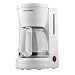 BLACK+DECKER 5-Cup Coffeemaker with Glass Carafe, White, DCM600W primary