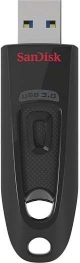 SanDisk Ultra 32 GB USB 3.0 Flash Drive Up to 130 MB/s Read Black