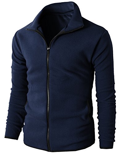 H2H Mens Fashion Crewneck Two Tone Color Block Christmas Pullover Sweater Navy US S/Asia M (KMOJA0308)