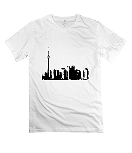 YANG Toronto White Adult Standard Weight T-shirt For Men XXL