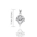 Scottish Spirit of Alba Thistle Celtic Knot Art Sterling Silver Pendant by Courtney Davis