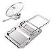 KITCHENDAO Foldable Spoon Rest and Pot Lid Holder for Counter, Non-scratch Silicone Base, Stainless Steel Pan Pot Cover Lid Rack Shelf Stand Holder Spoon Holder Utensil Rest Stove Organizer