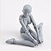 Abbony New Body Chan DX Set Female Variable PVC Figure Model SHF S H Figuarts Gray Color