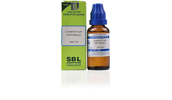 Amazon Com Sbl Homeopathy Symphytum Officinale 30 Ml Select Potency By Usamall 200 Ch Health Household
