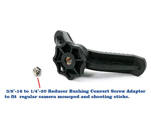 PORMUCAL V Yoke for Tripod Hunting Shooting Stick Rest Mount Monopod Tripod Holder Camera Thread