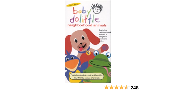 Amazon Com Baby Dolittle Neighborhood Animals Vhs Baby Einstein Julie Clark Movies Tv
