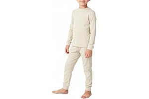 City Threads Baby Boys Thermal Underwear Set Sensory Friendly Kids Long Johns, Thermal Set for Boys Base Layer for Ski